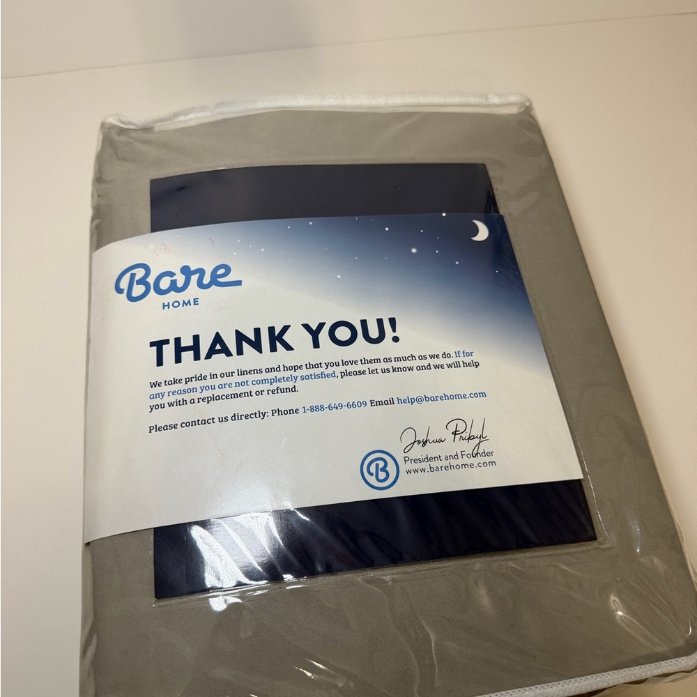 Bare Home Bedding Sheet Set - Gray